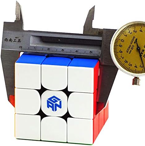 GanCube 3x3 Toys Sticker-less Magic Cube Transparent Speed Puzzle Toy NEW