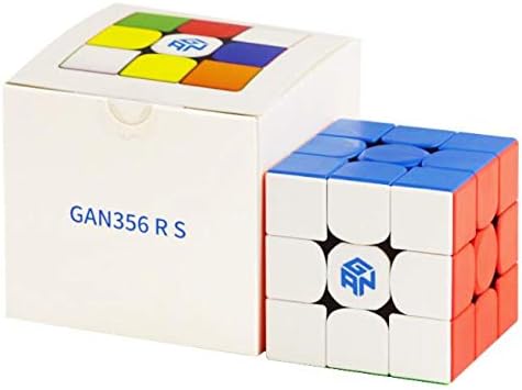 GanCube 3x3 Toys Sticker-less Magic Cube Transparent Speed Puzzle Toy NEW