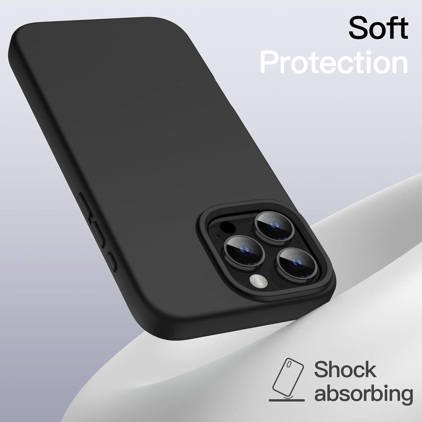 JETech Liquid Silicone Phone Case for iPhone 16 Pro Max 6.9-Inch Soft Touch NEW