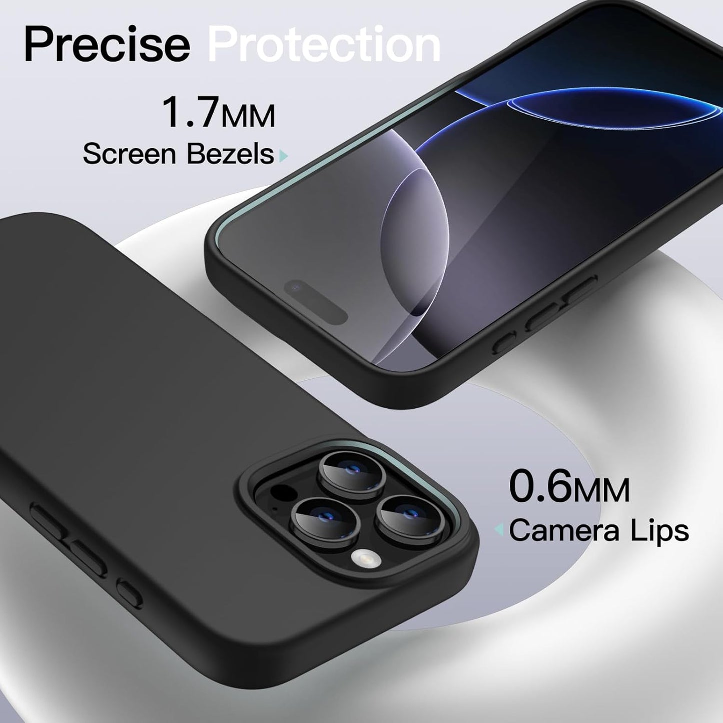 JETech Liquid Silicone Phone Case for iPhone 16 Pro Max 6.9-Inch Soft Touch NEW