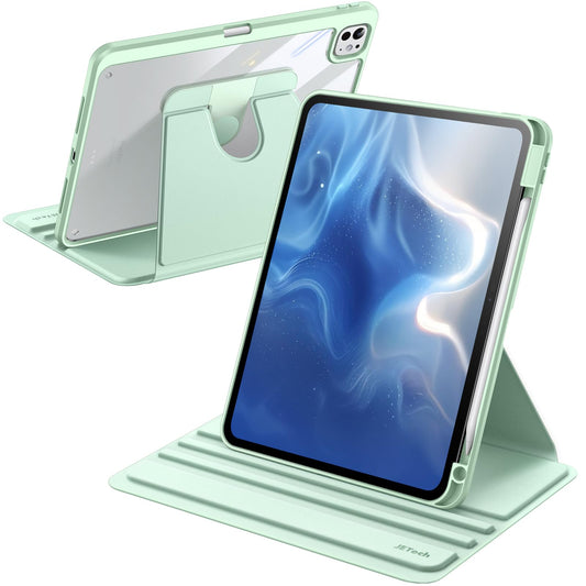 JETech Rotating Tablet Case for iPad Pro 11-Inch, Mint Green, Fits 11" 4/3 DEMO