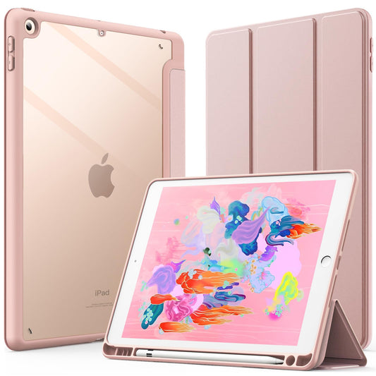 JETech Rose Gold Tablet Case for iPad 6th/5th Gen with Pencil Holder Size NEW