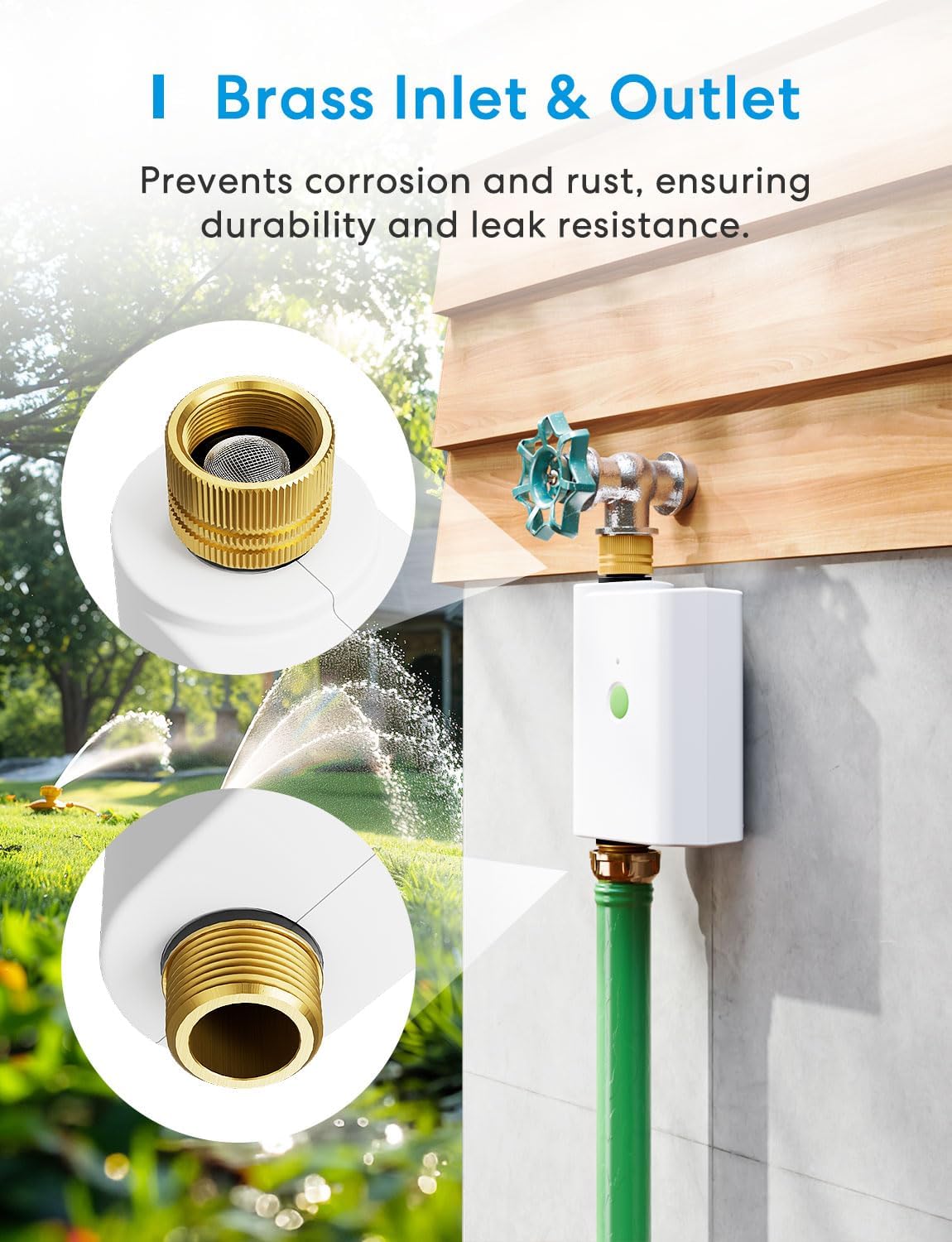 meross Smart Hose Timers WiFi Water Timer with Usage Tracking & Rain Skip, DEMO