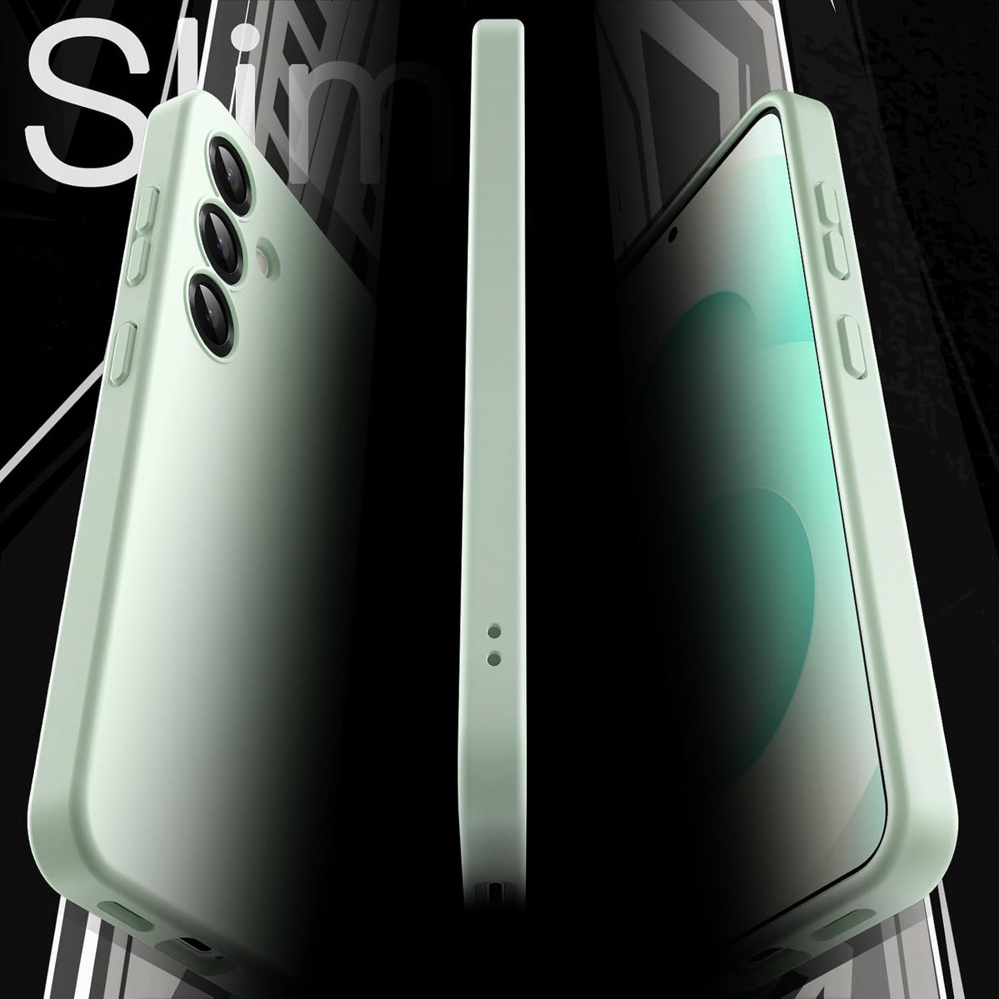 JETech Slim Fit Mint Green Phone Case for Samsung Galaxy S24 Ultra Size NEW