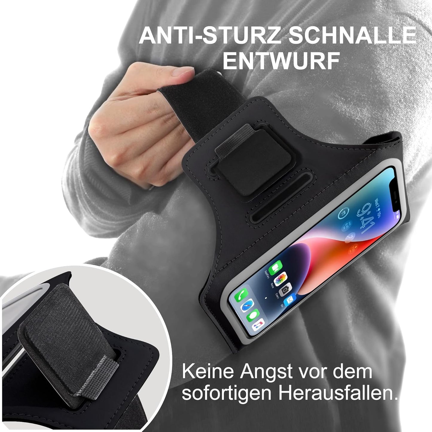 EOTW Mobile Phone Armband Holder Jogging Sports Workout Arm Band Strap NEW
