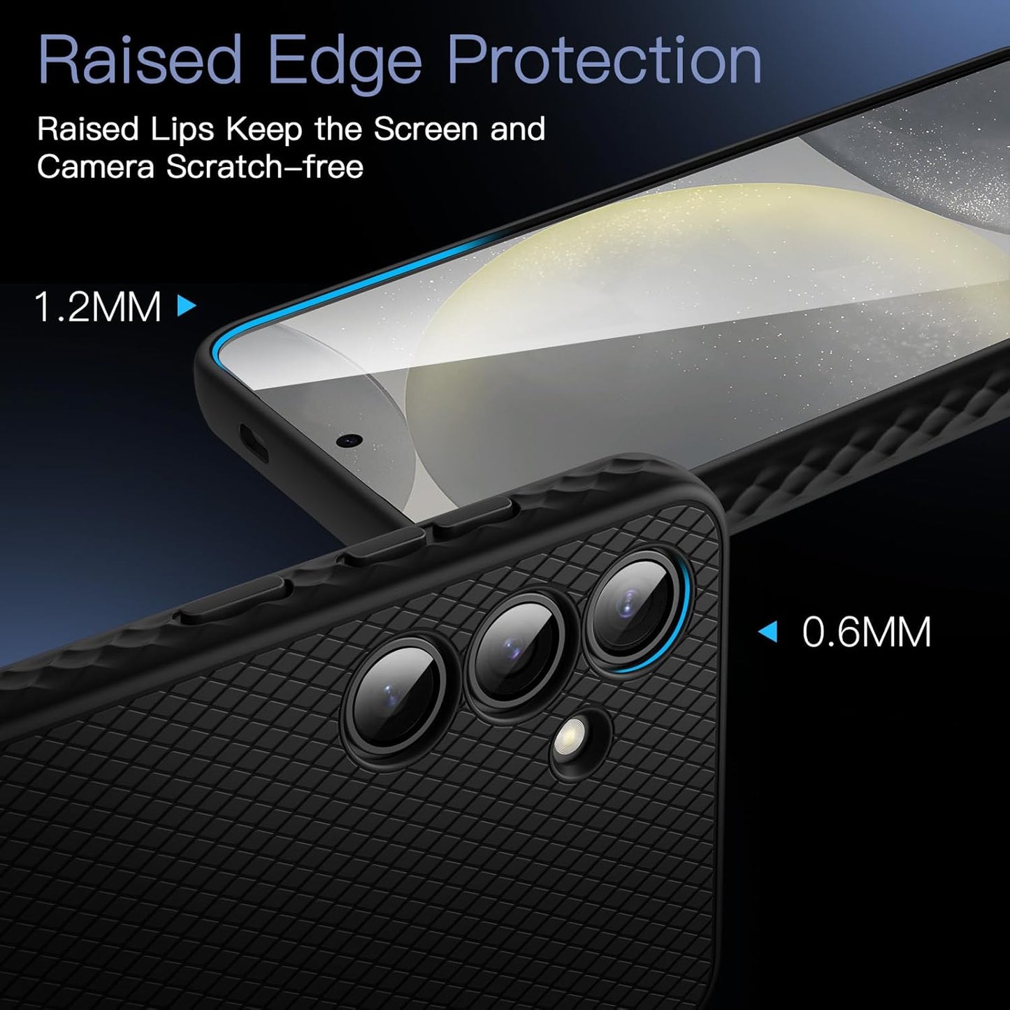 JETech Soft TPU Slim Fit Protective Phone Case for Samsung Galaxy S24 Plus NEW