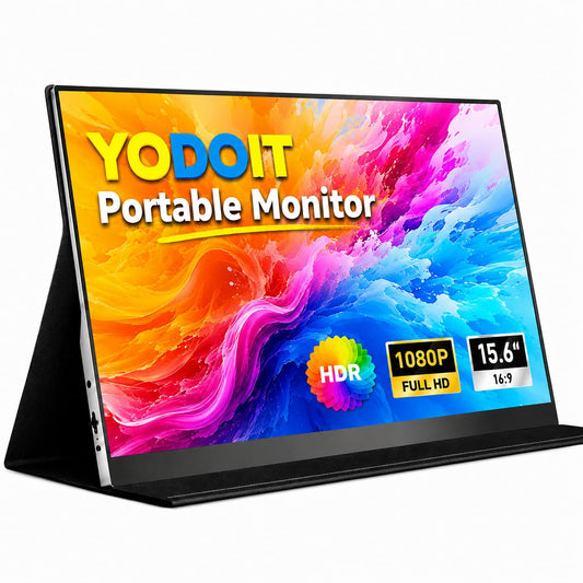 Yodoit 15.6 Monitors Inch FHD IPS Portable Monitor Laptop External Display NEW