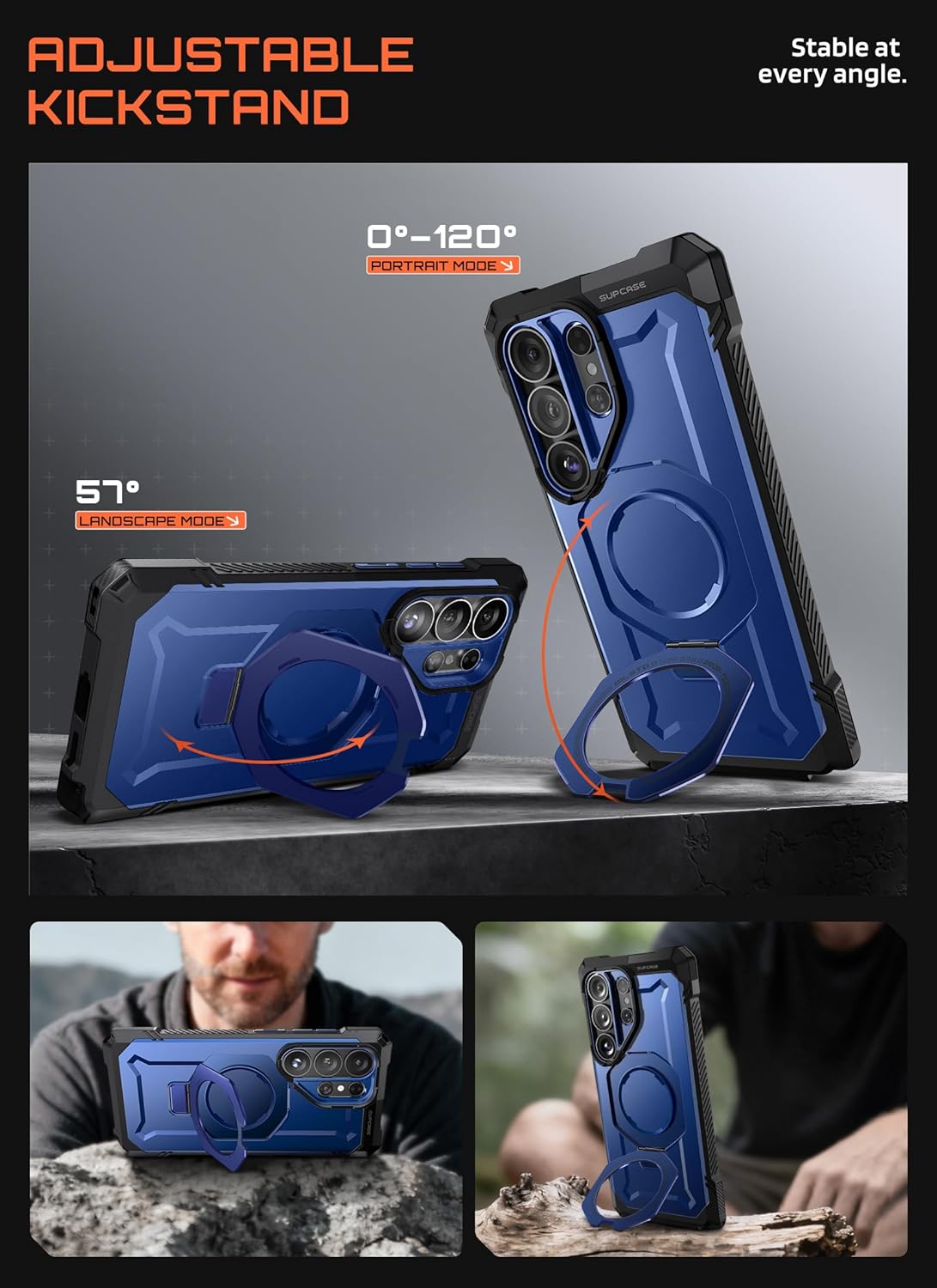 SUPCASE Cobalt Kickstand Phone Case for Samsung Galaxy S26 Ultra DEMO