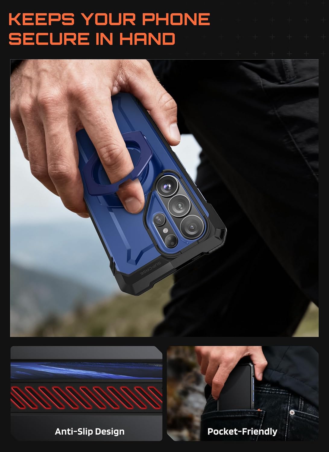 SUPCASE Cobalt Kickstand Phone Case for Samsung Galaxy S26 Ultra DEMO