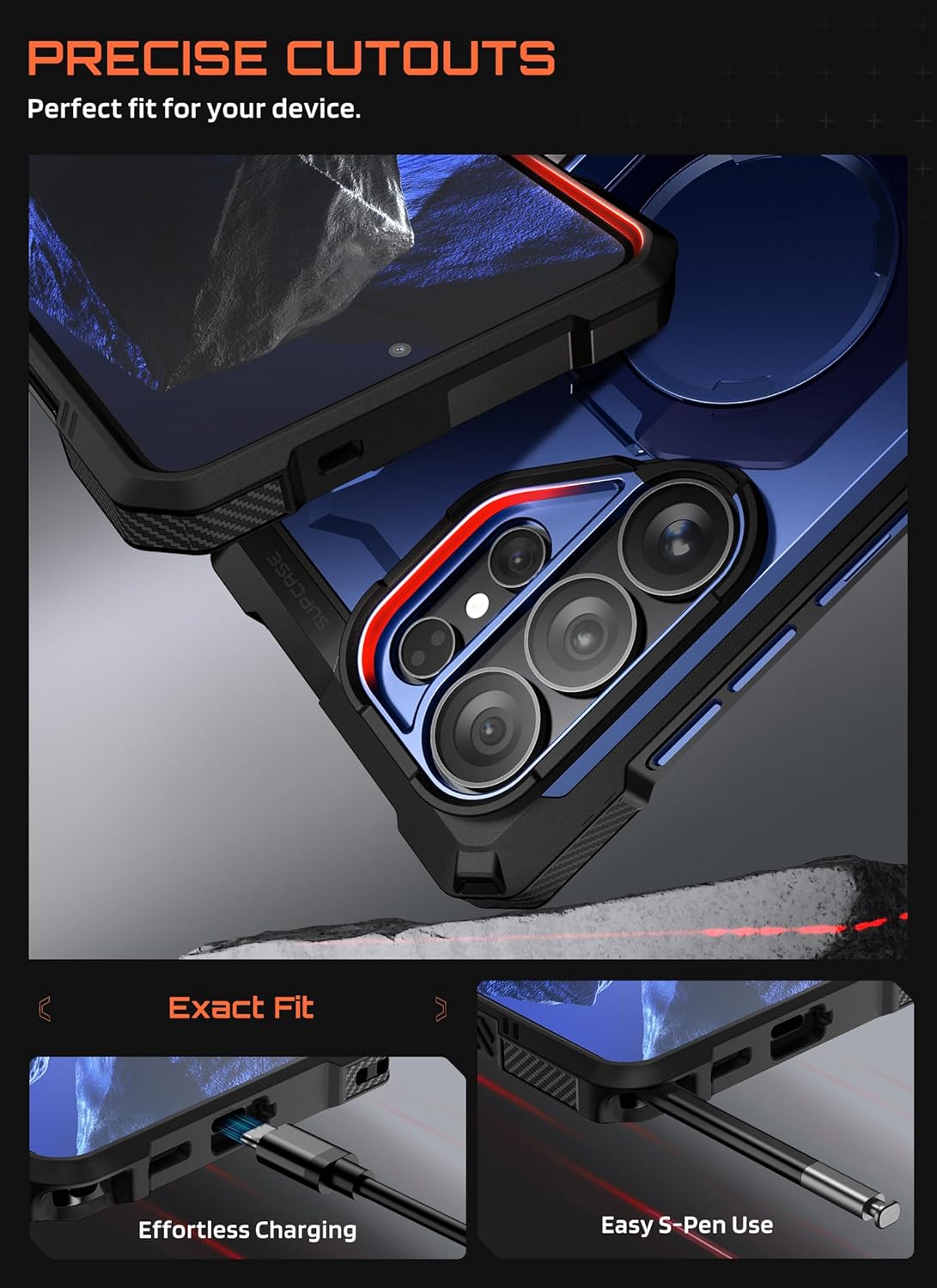 SUPCASE Cobalt Kickstand Phone Case for Samsung Galaxy S26 Ultra DEMO