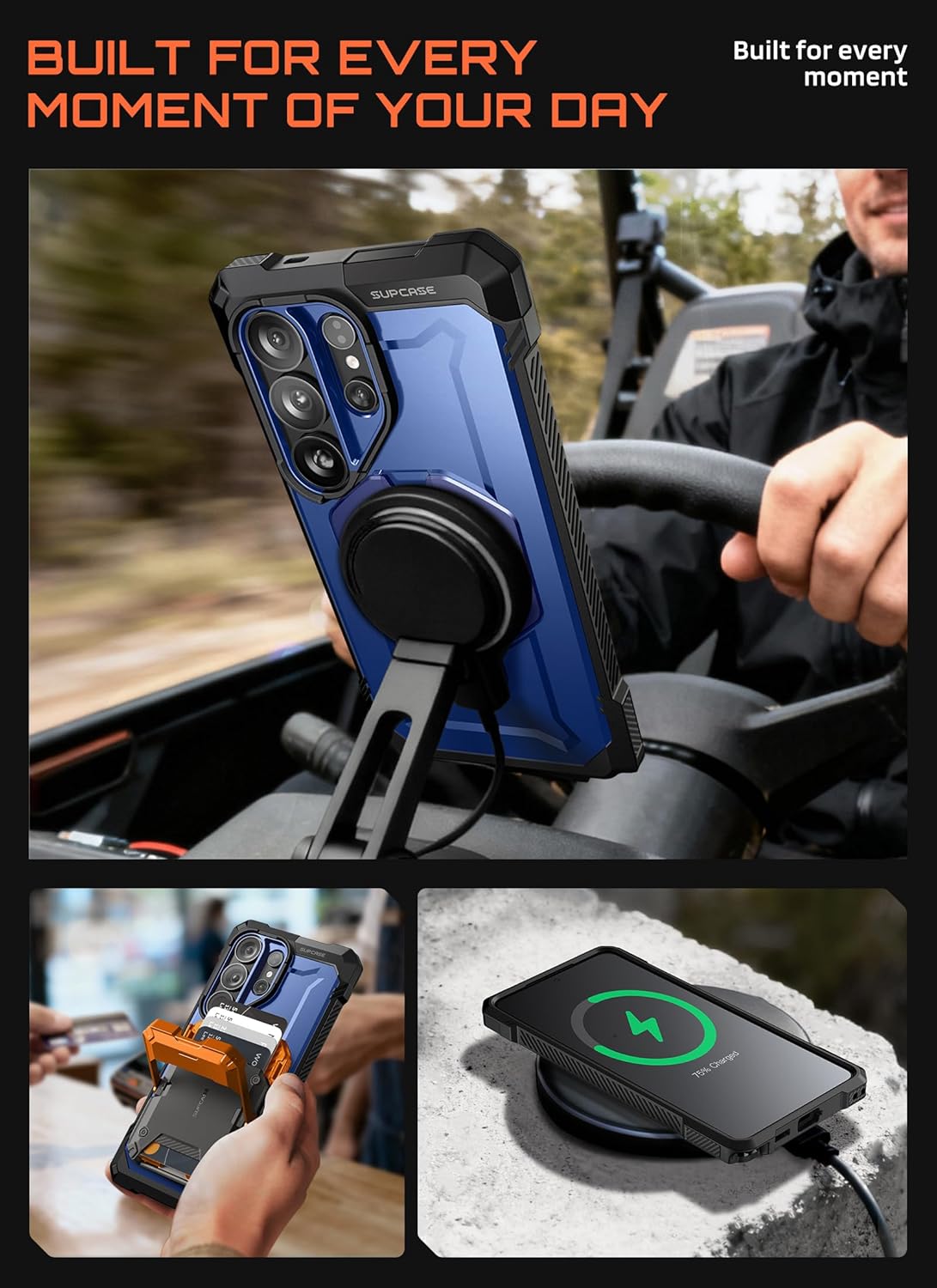 SUPCASE Cobalt Kickstand Phone Case for Samsung Galaxy S26 Ultra DEMO
