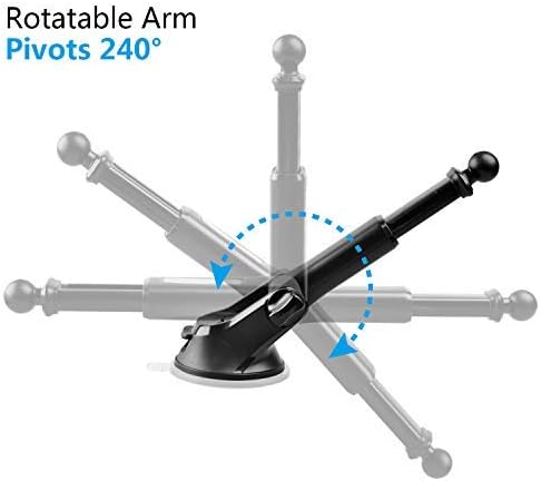 1Zero Handlebar Mount Suction Cup Replacement Quick Ball Plunger Arm for DEMO