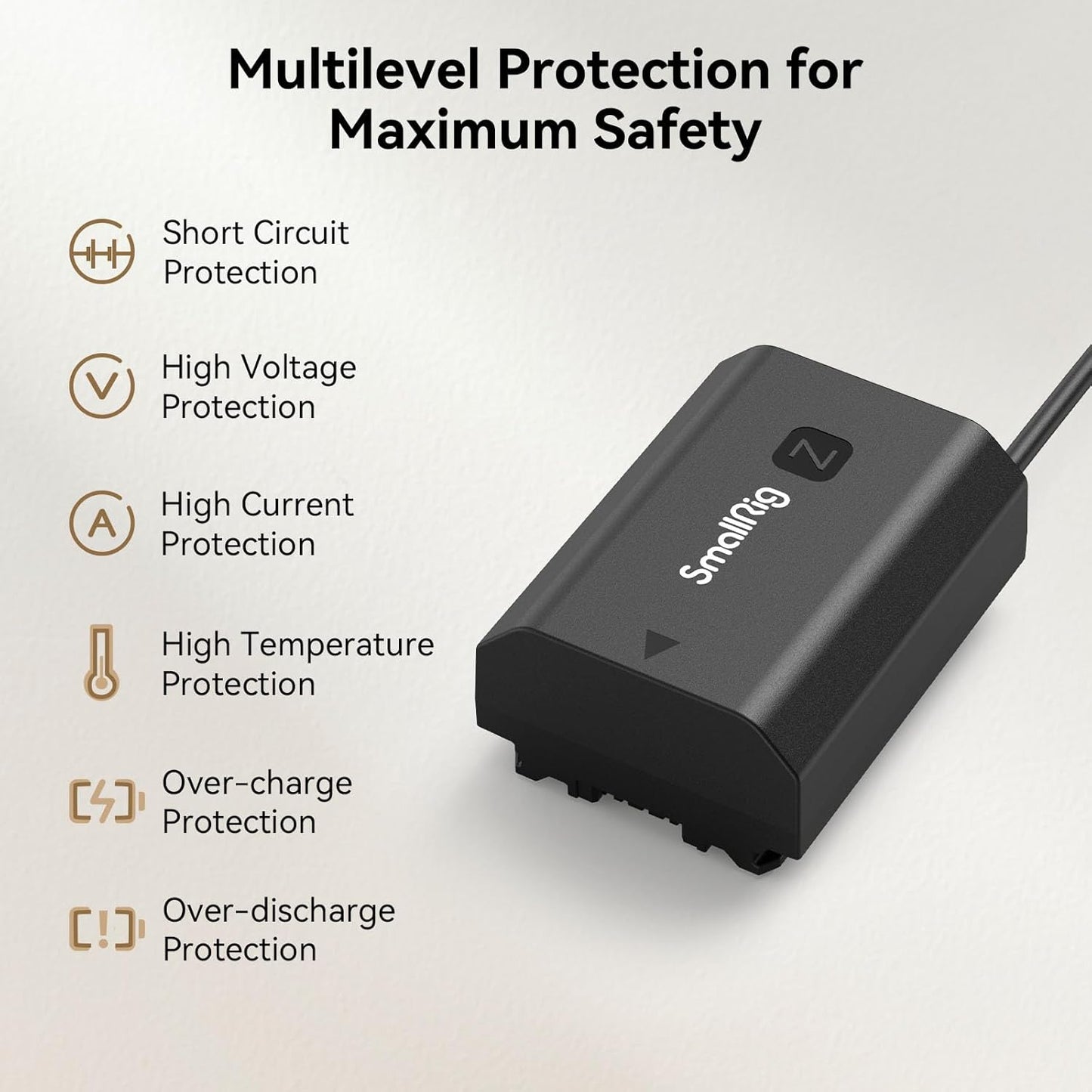 SmallRig D-TAP Dummy Battery for Sony FX3 and FX30 Camera Accessories NEW