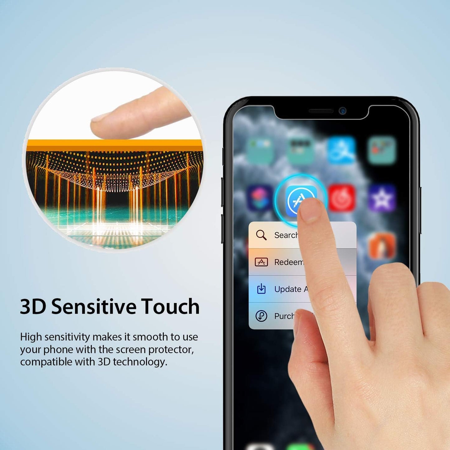 ZUSLAB Tempered Glass Screen Protector with Alignment Frame for Smartphones DEMO