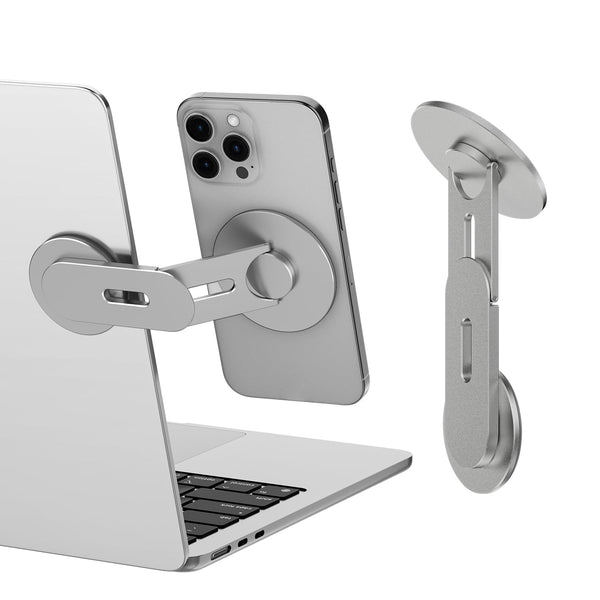 CloudValley Adjustable Stands 3D Rotating Magnetic Grey Phone Stand Holder NEW