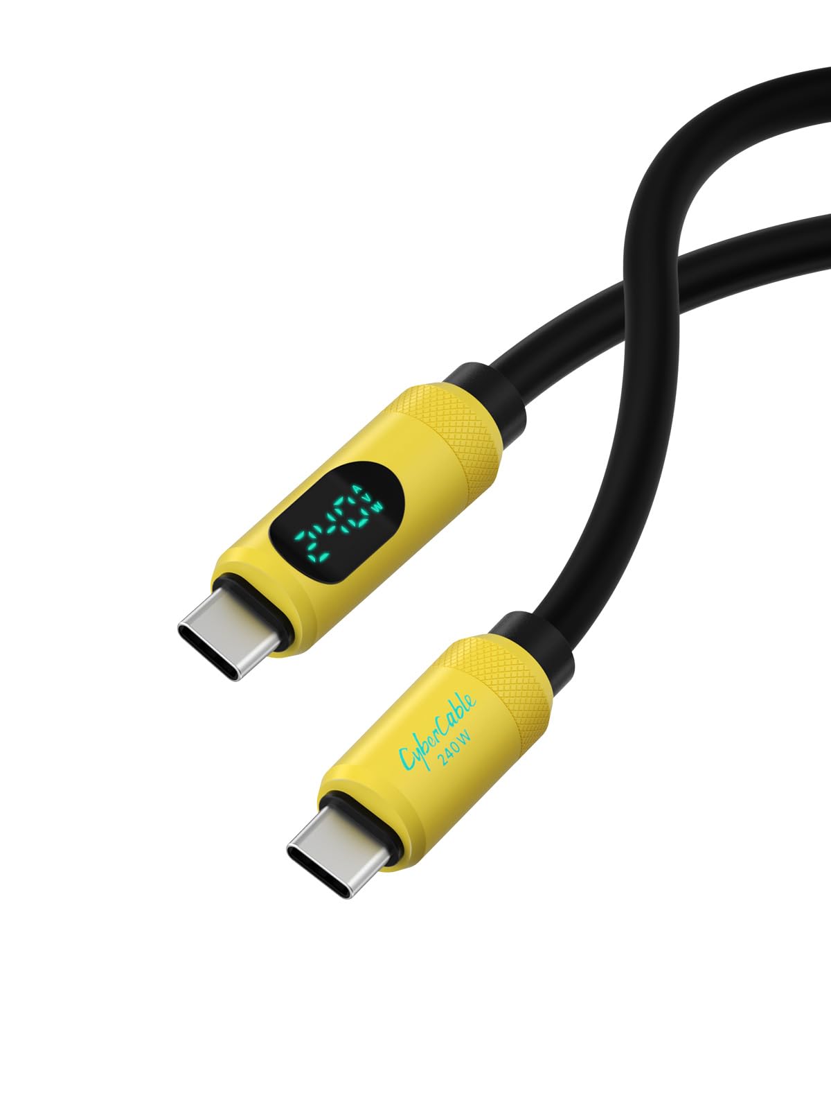 Hagibis USB USB Cables C Cable LED Display Silicone 240W Fast Charging NEW