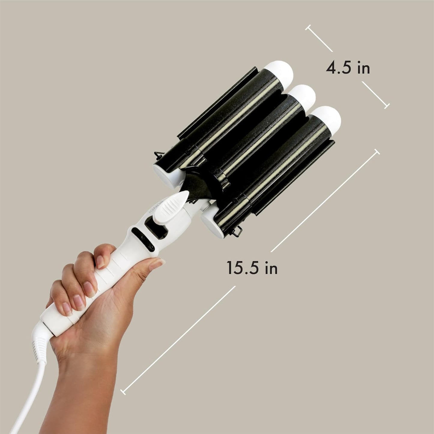 BONDIBOOST 32mm Ceramic Tourmaline Hair Curling Iron Wand - Professional DEMO