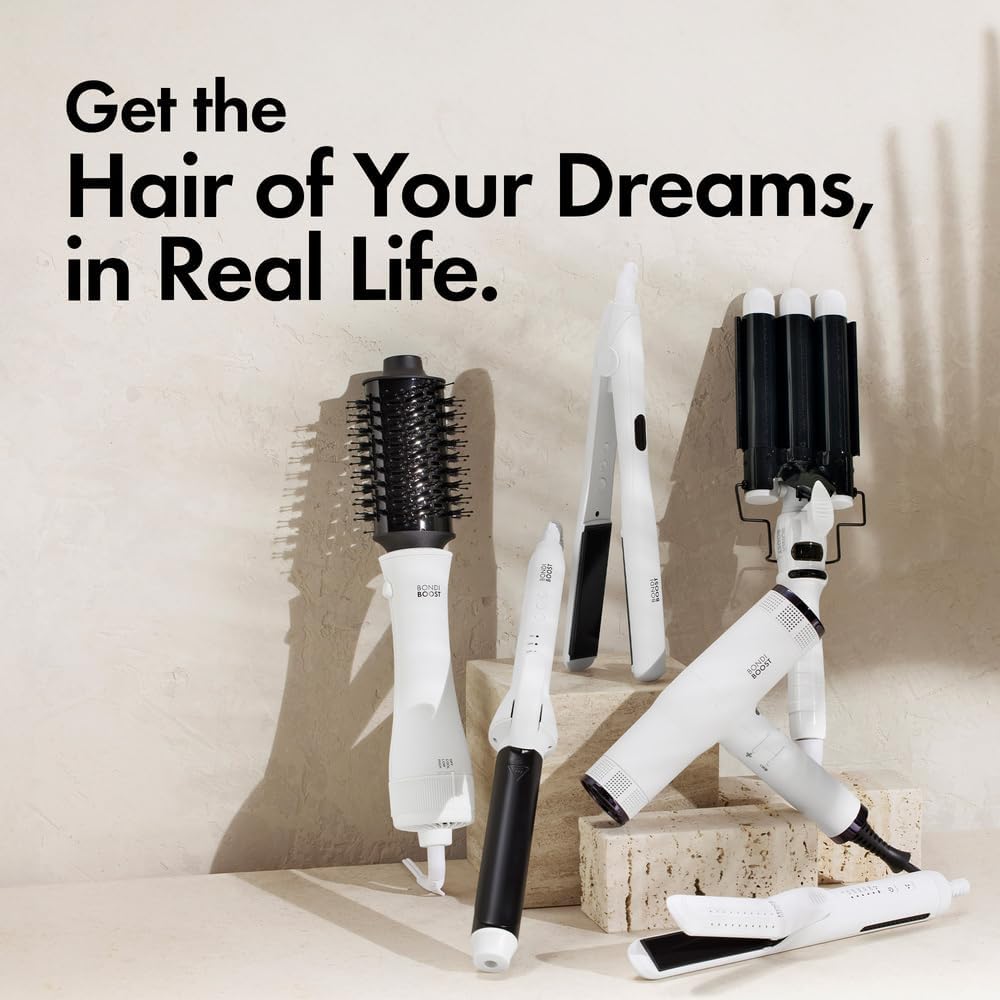 BONDIBOOST 32mm Ceramic Tourmaline Hair Curling Iron Wand - Professional DEMO