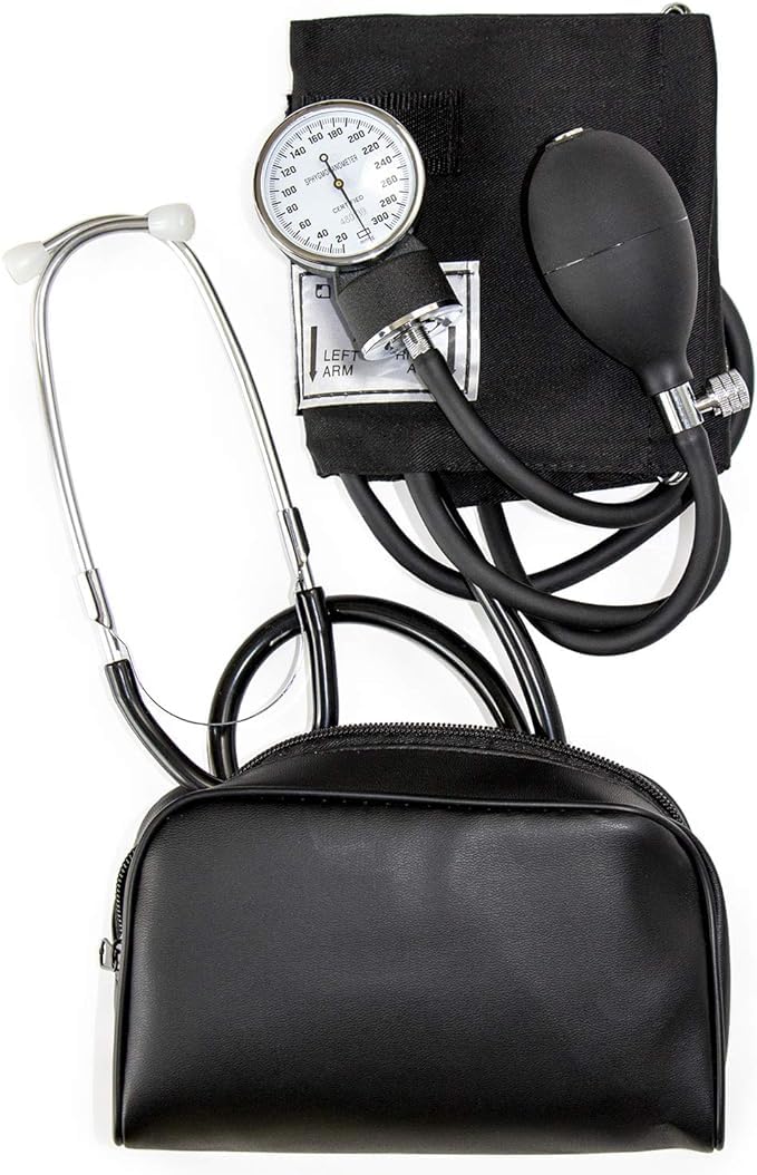 Home Blood Pressure Monitor with Large Adult Cuff (13-17") - Black Size DEMO