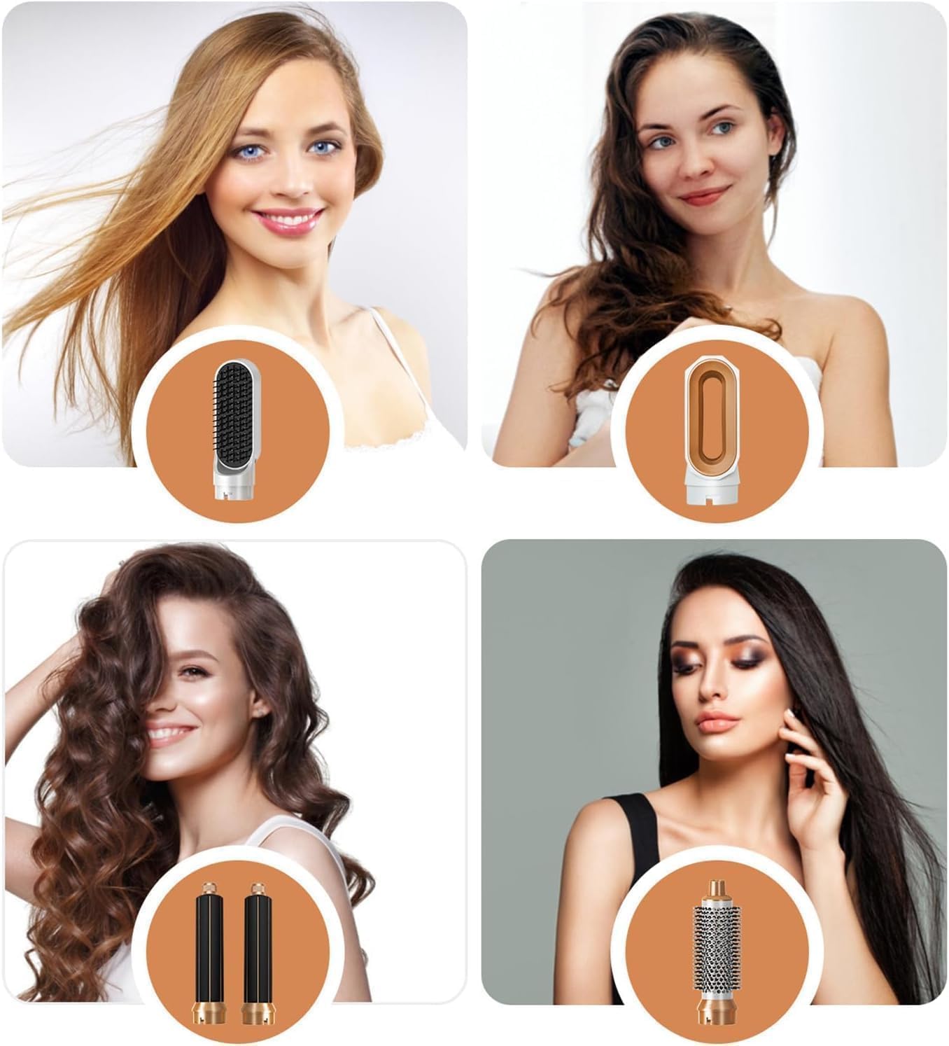 Upgrade Your Hair Styling with the 5-in-1 Detachable Blow Dryer Brush Set DEMO