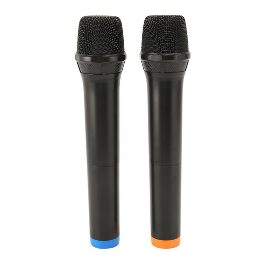 Wireless USB Microphone Cordless Dynamic 6.35mm for Podcasting Black 2pk DEMO