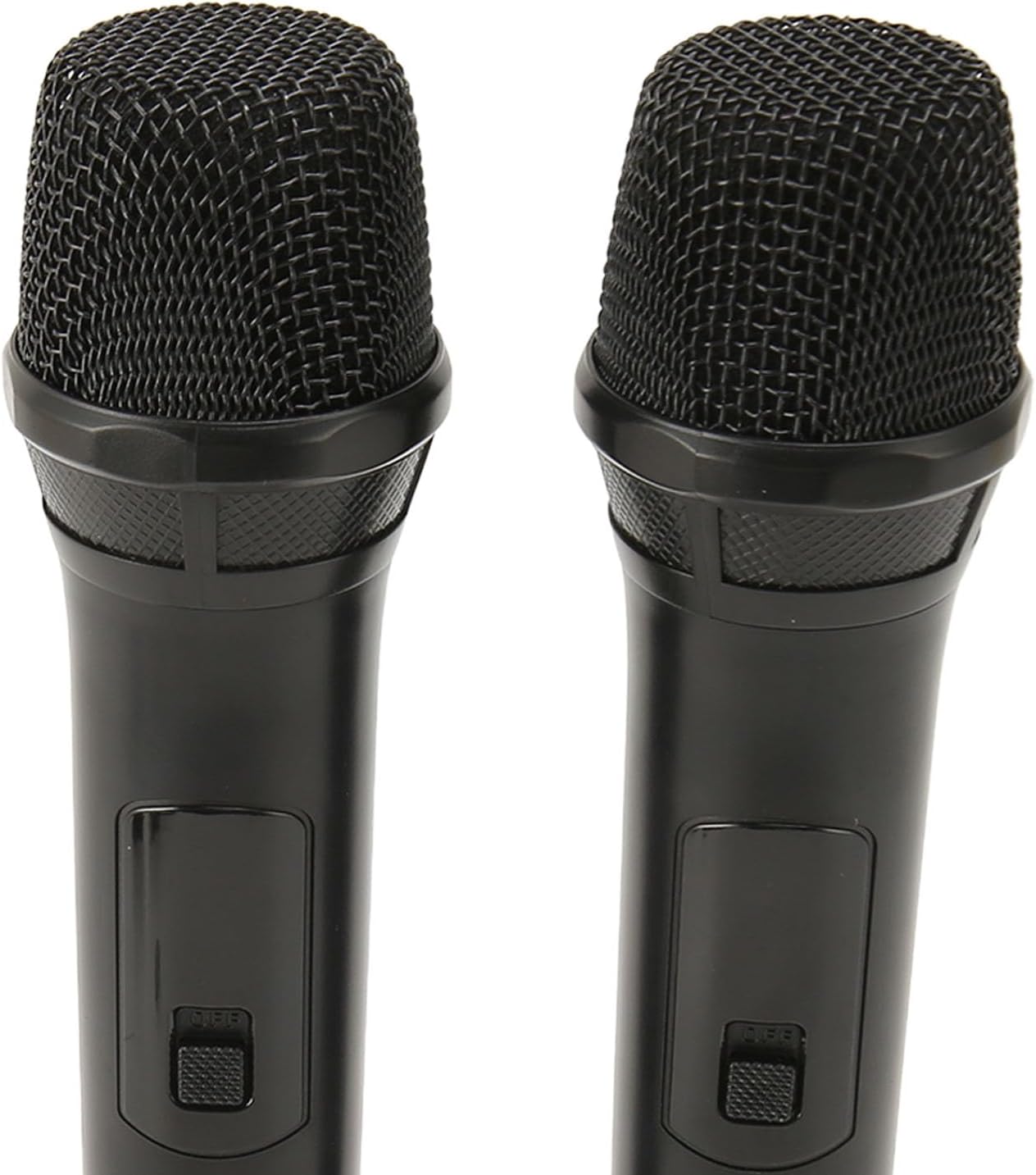 Wireless USB Microphone Cordless Dynamic 6.35mm for Podcasting Black 2pk DEMO