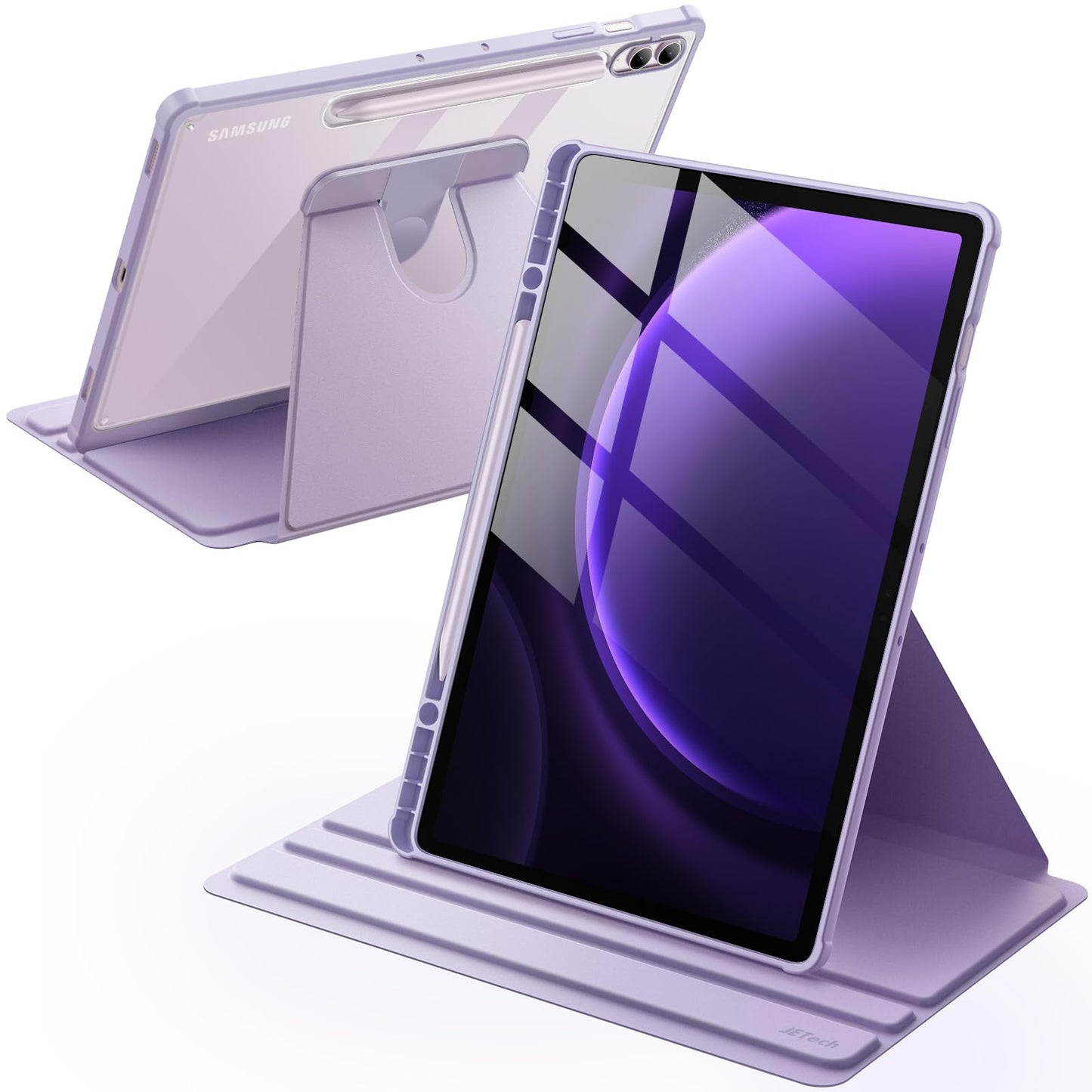 JETech Rotating Tablet Case for Samsung Galaxy Tab S10+ S9 FE+ S9+ DEMO
