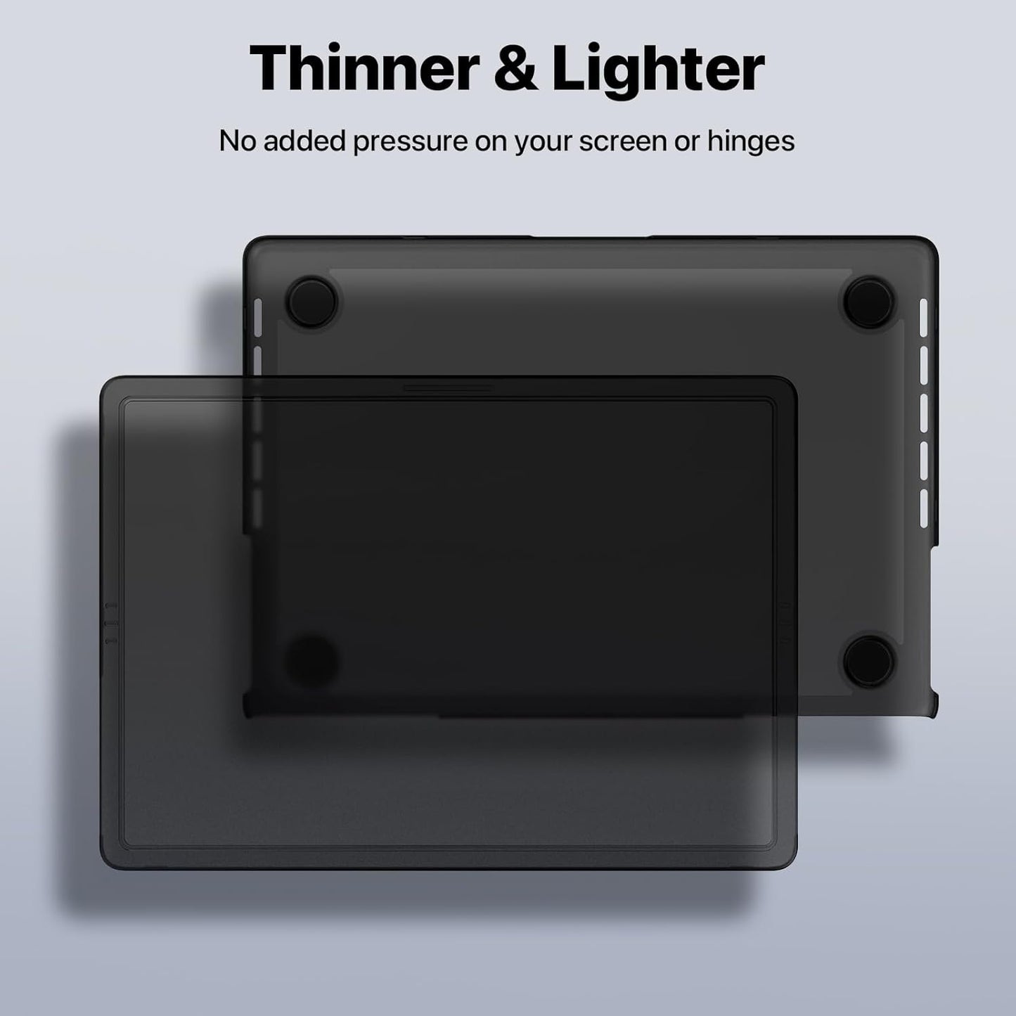Soonjet Black Hard Shell Case for 14 Inch MacBook Pro Laptop Cover DEMO