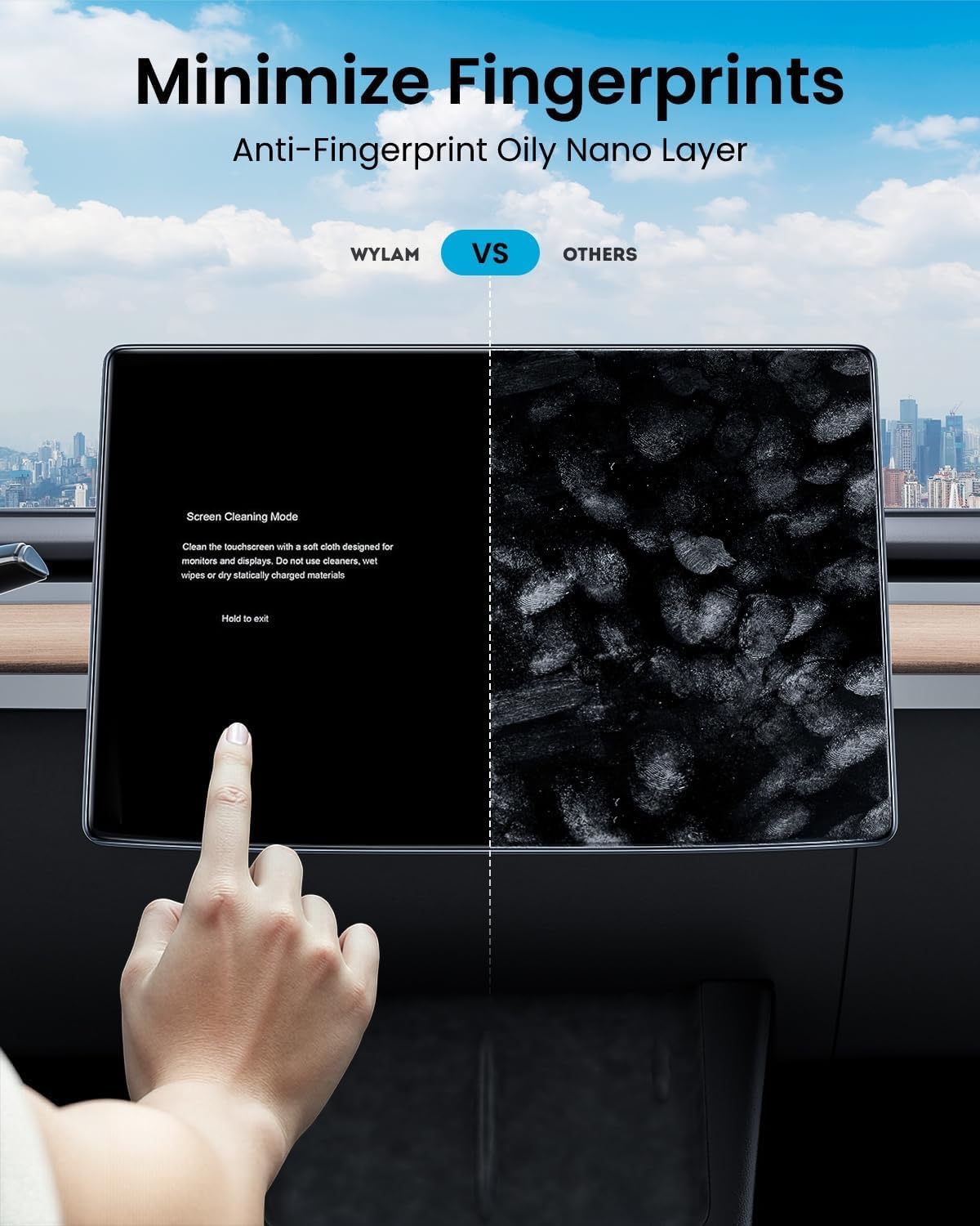 Tempered Glass Protective Covers Screen Protector for Tesla Model Y and 3, NEW