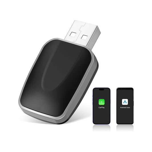 Wireless CarPlay & Android Auto Adapter Plug and Play Input Device Black DEMO