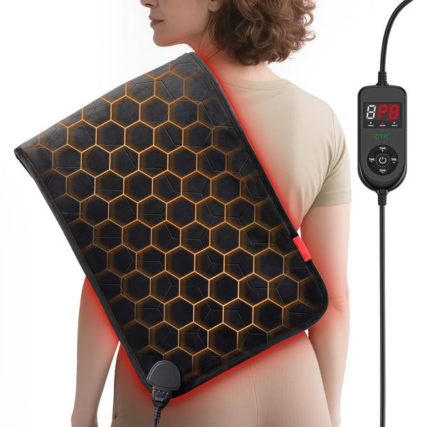 InVarme Far-Infrared Heating Pad Deep Black Graphene Pain Relief Relaxation NEW