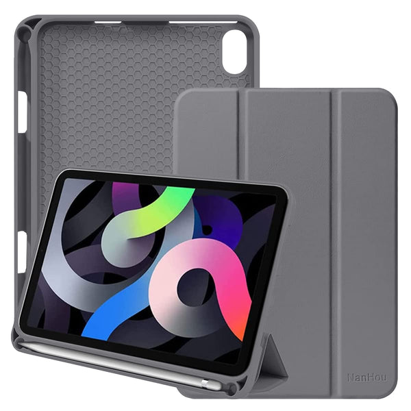 Soft TPU Slim Stand Magnetic Tablet Case for New iPad 10.9 (2022) in Grey DEMO