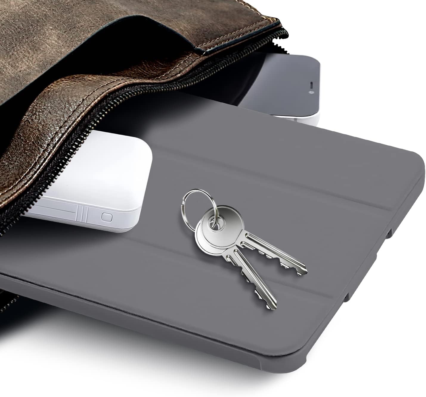 Soft TPU Slim Stand Magnetic Tablet Case for New iPad 10.9 (2022) in Grey DEMO