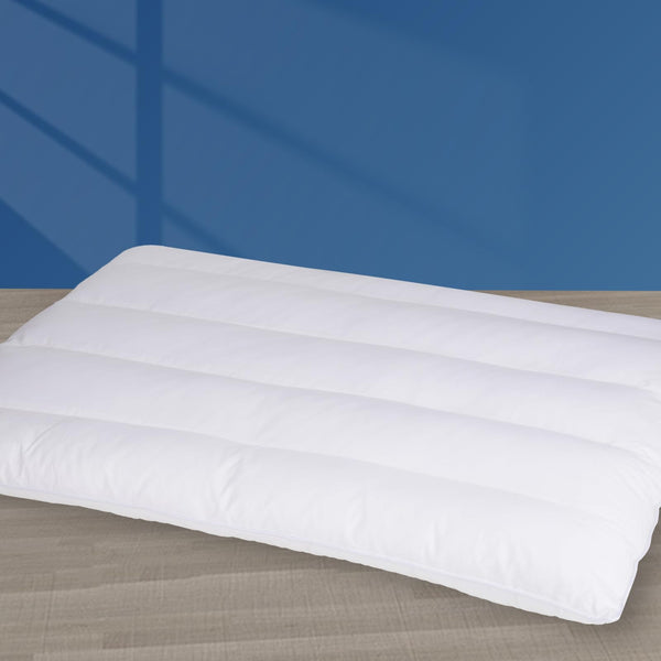 Ultra Flat Supportive Sleeping Pillows for Back & Side Sleepers, Standard DEMO