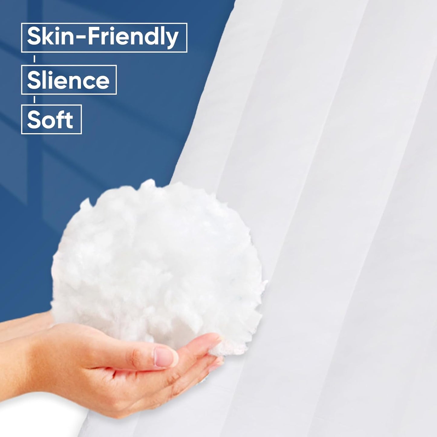 Ultra Flat Supportive Sleeping Pillows for Back & Side Sleepers, Standard DEMO