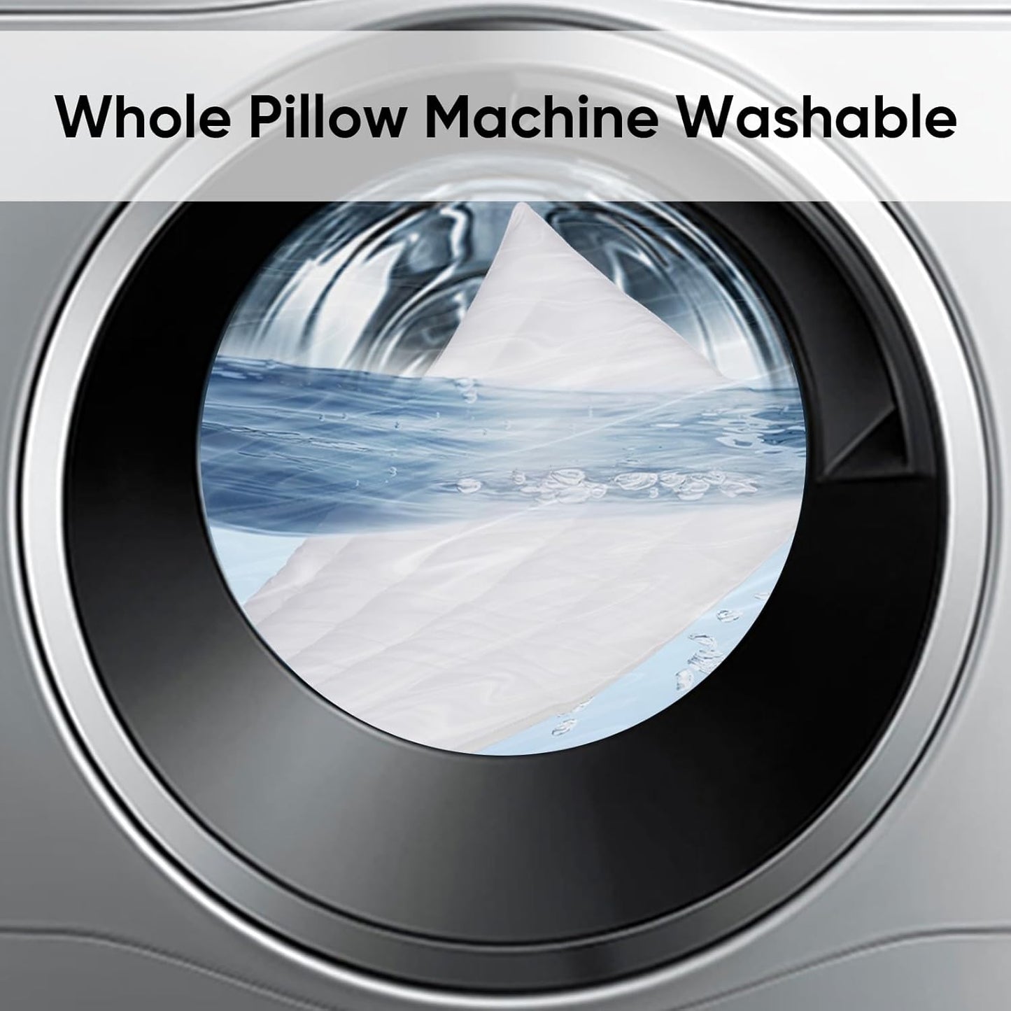 Ultra Flat Supportive Sleeping Pillows for Back & Side Sleepers, Standard DEMO
