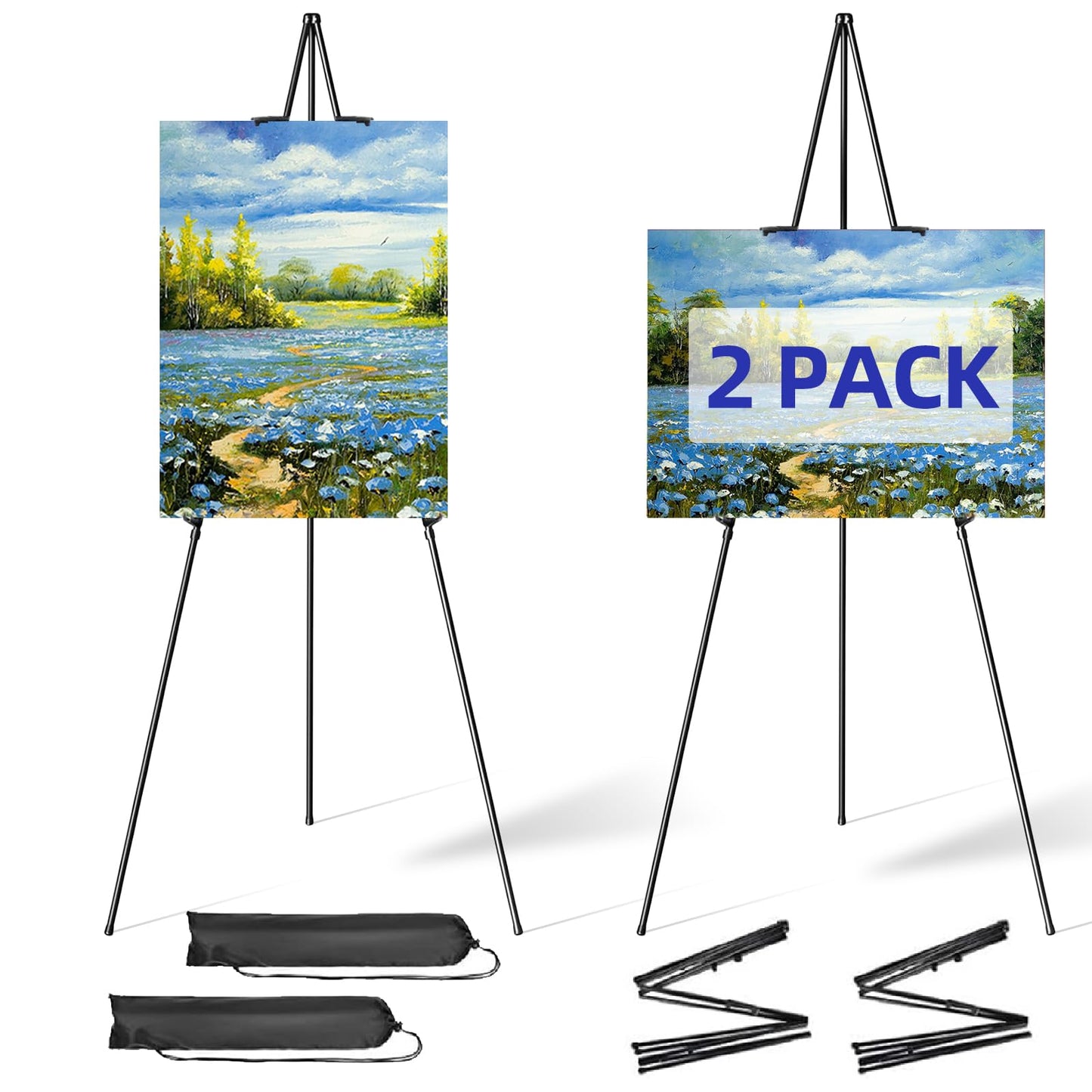 Adjustable Metal Easels Easel Stand 66" for Wedding Sign Poster Display NEW