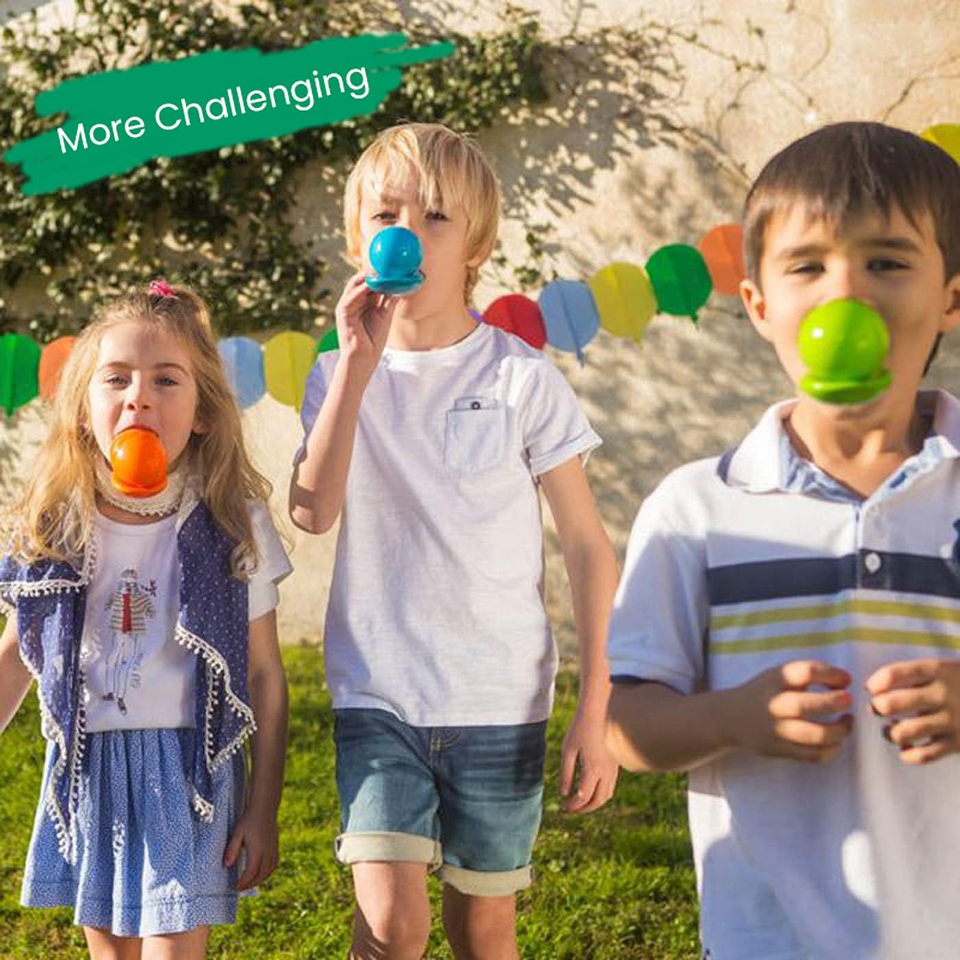 BOHS Multicolor Egg Spoon Race Game Kids Outdoor Party Activity NEW