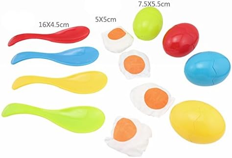 BOHS Multicolor Egg Spoon Race Game Kids Outdoor Party Activity NEW