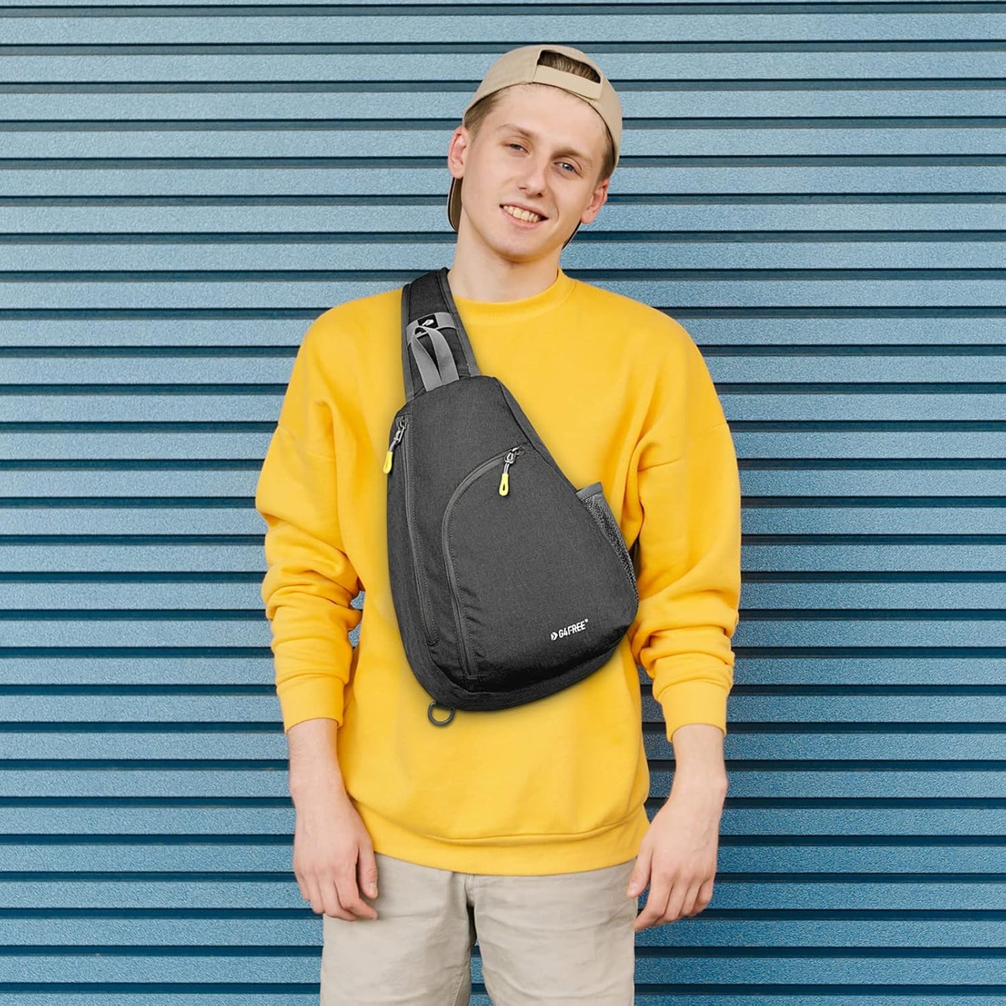 G4Free Casual Hiking Daypacks Sling Backpack Crossbody Chest Shoulder DEMO