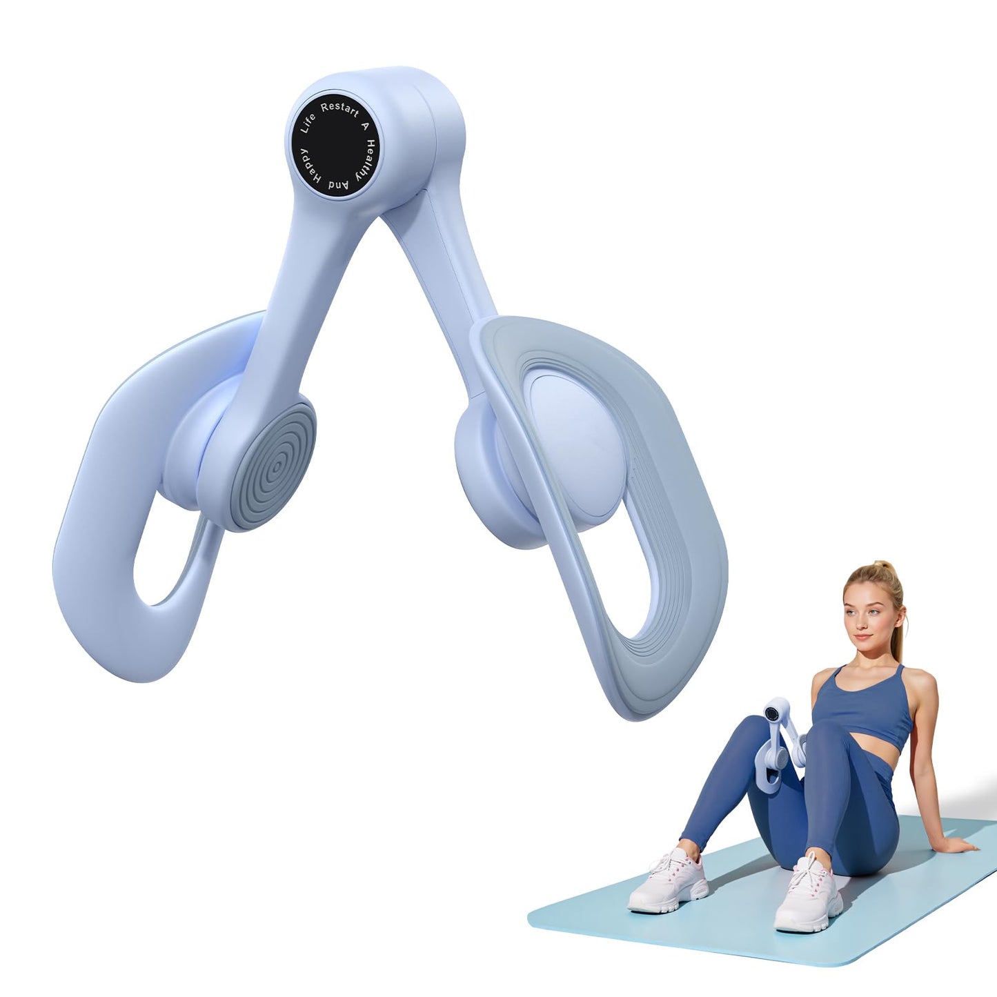 Merach Pelvic Floor Muscle Trainer & Thigh Strengthener, Blue Device DEMO