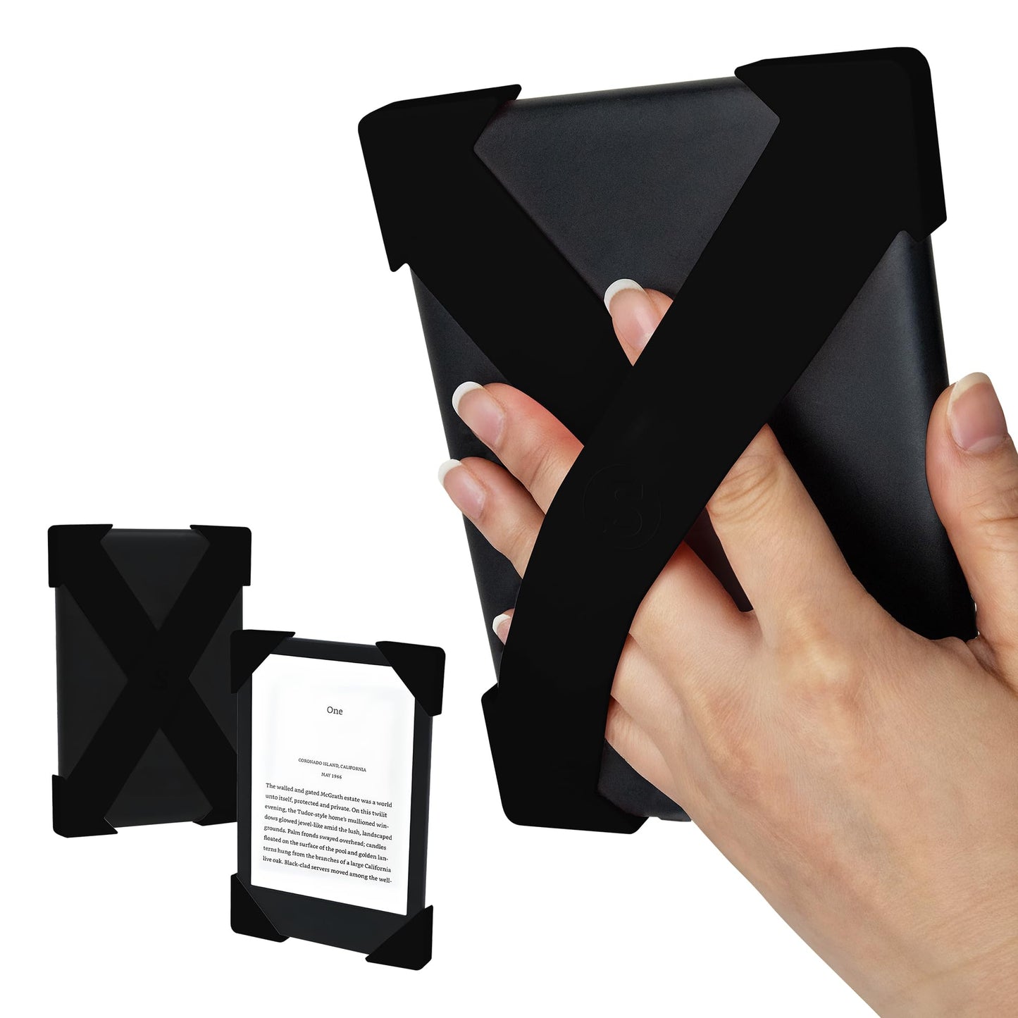 Strapsicle Silicone Tech Accessories Hand Strap for Kindle Paperwhite Large DEMO
