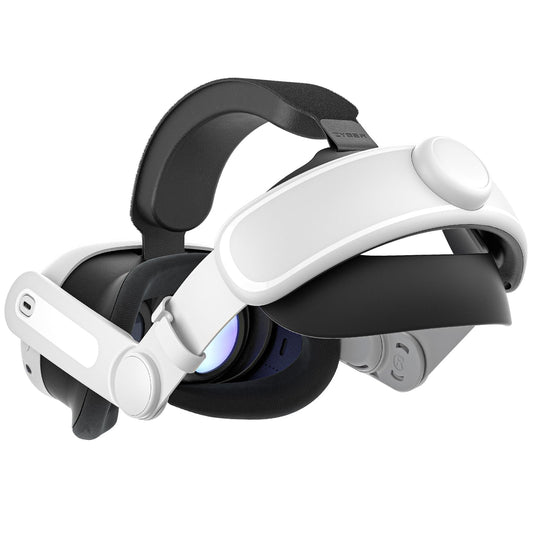 Zybervr Comfort VR Headset Elite Strap for Oculus Quest 3 Accessories White NEW
