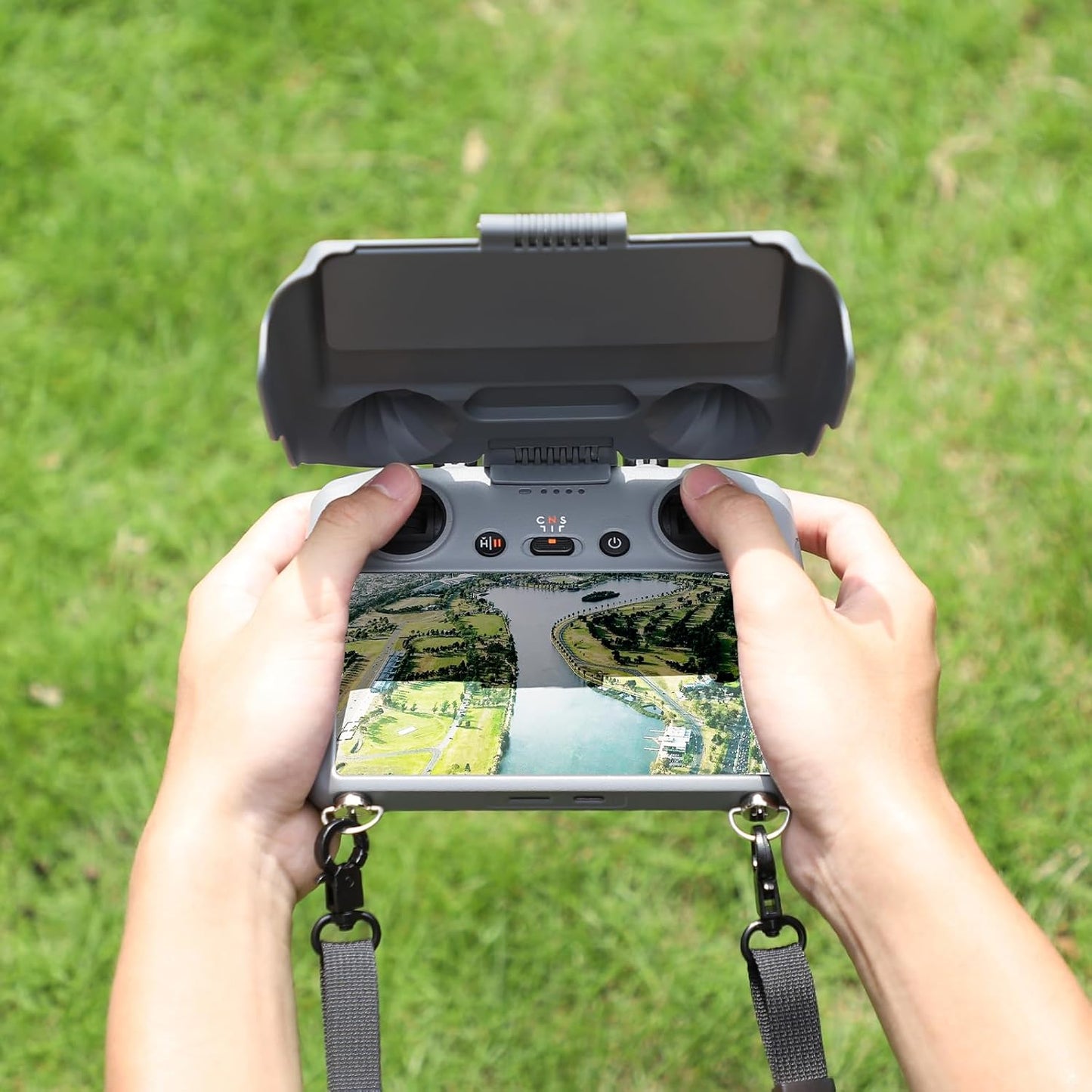 Sunnylife 2-in-1 Gray Drone Accessories RC Controller Protector Cover NEW