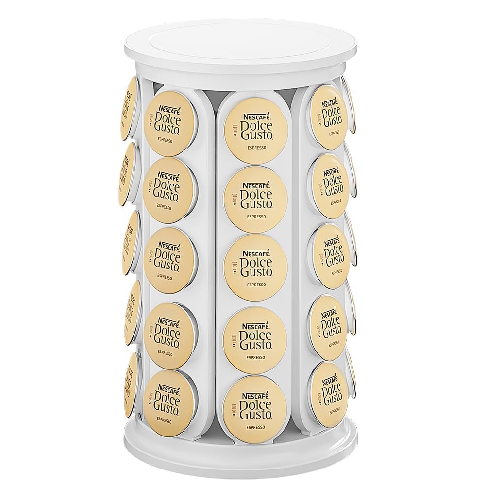 Coffee Pod Holder Stand and Storage Rack for Capsules White Kitchen NEW