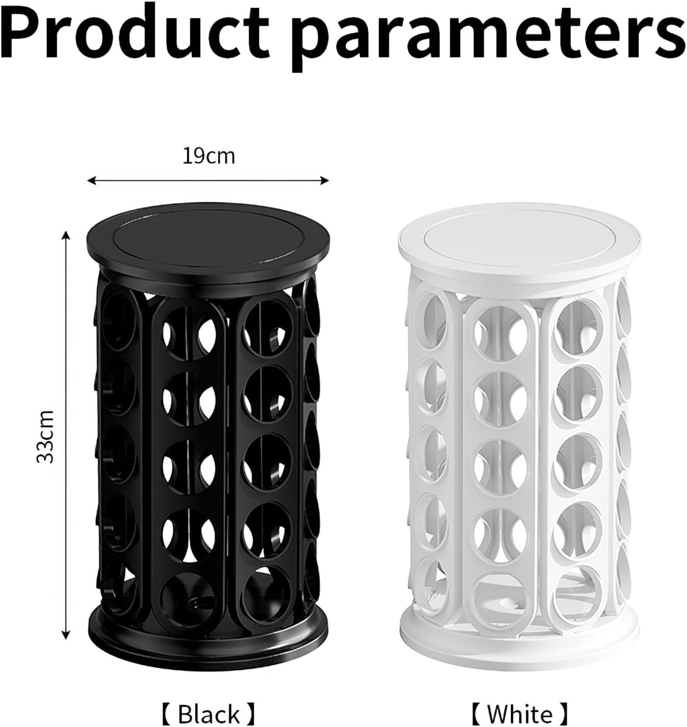 Coffee Pod Holder Stand and Storage Rack for Capsules White Kitchen NEW