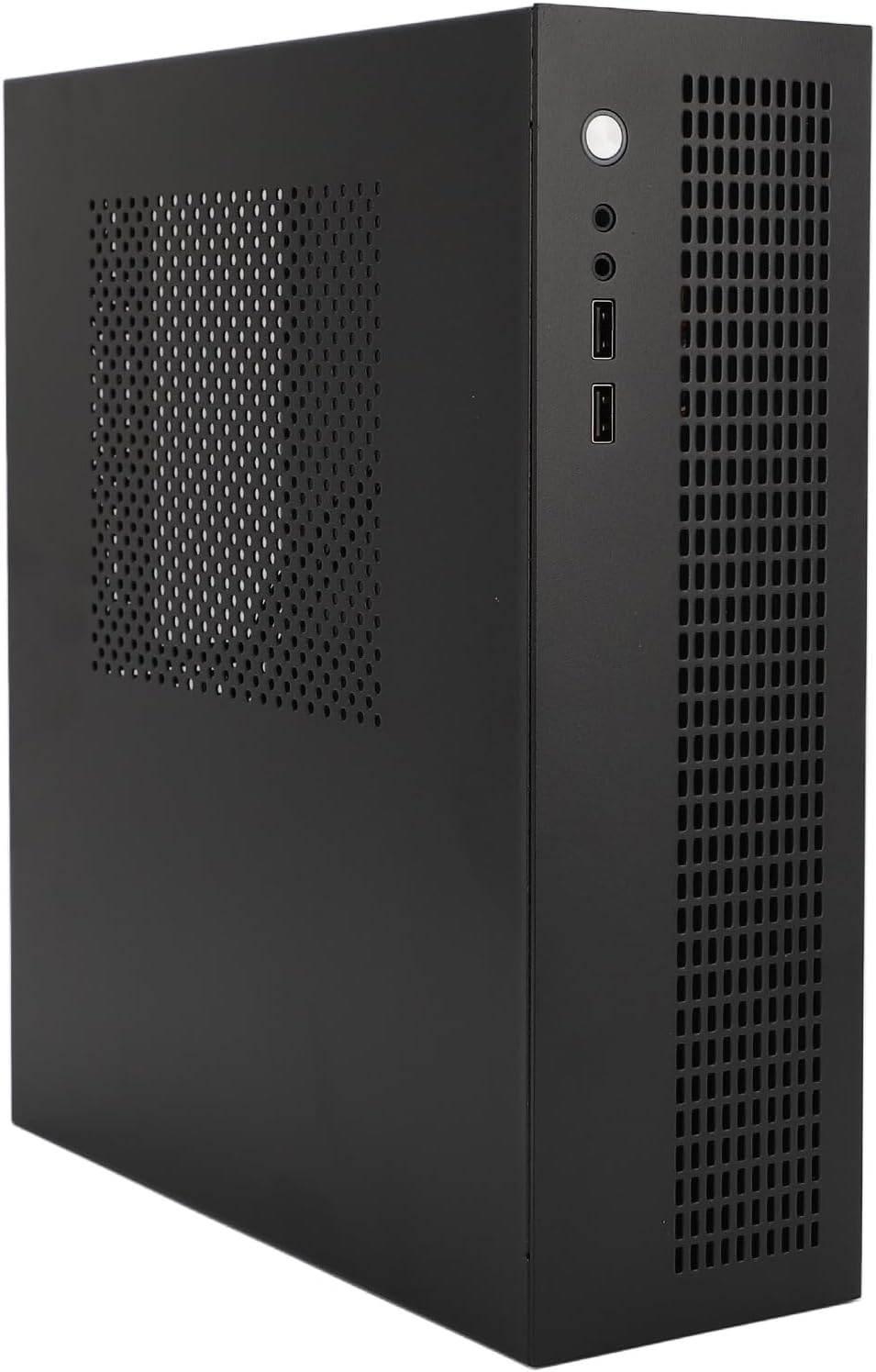 A-ONEBOX Mini Gaming PC Computer Case, Steel Body, Black, 307x96x278mm DEMO