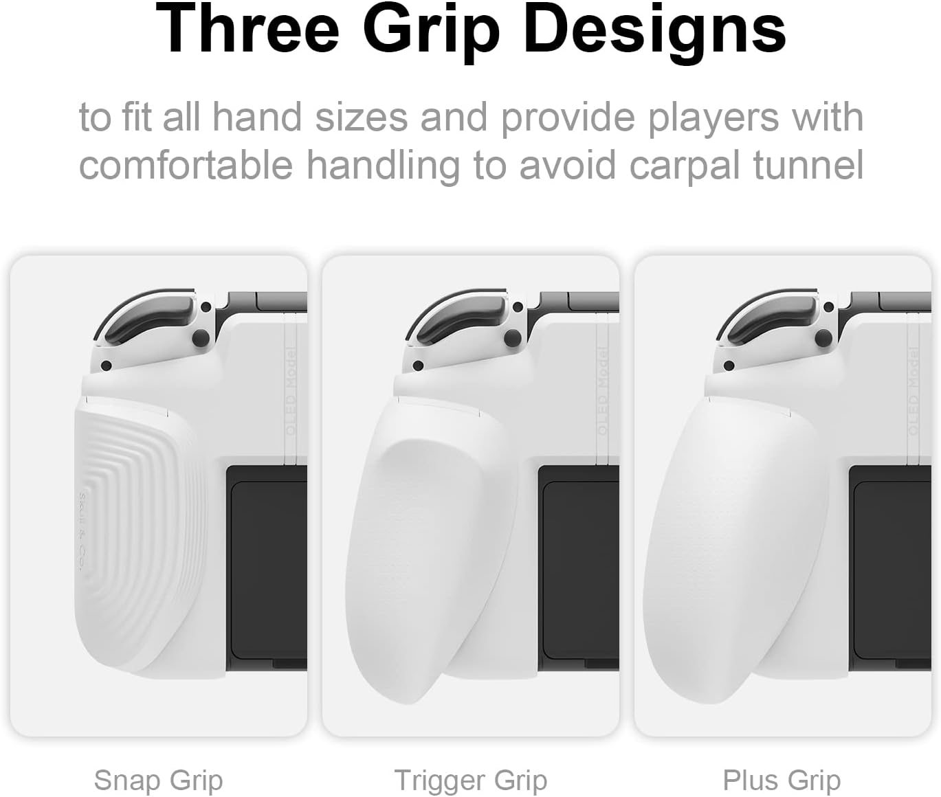 Skull & Cases Co. NeoGrip Ergonomic Replaceable Grips for Comfortable DEMO