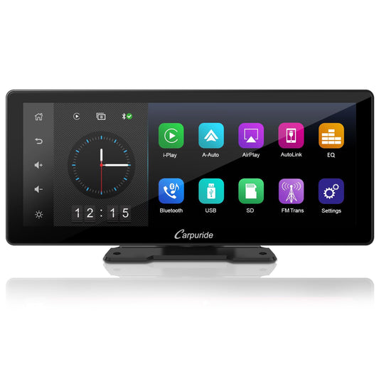CARPURIDE 10.3" Wireless & Wired Car Play Screen for Electronics NEW