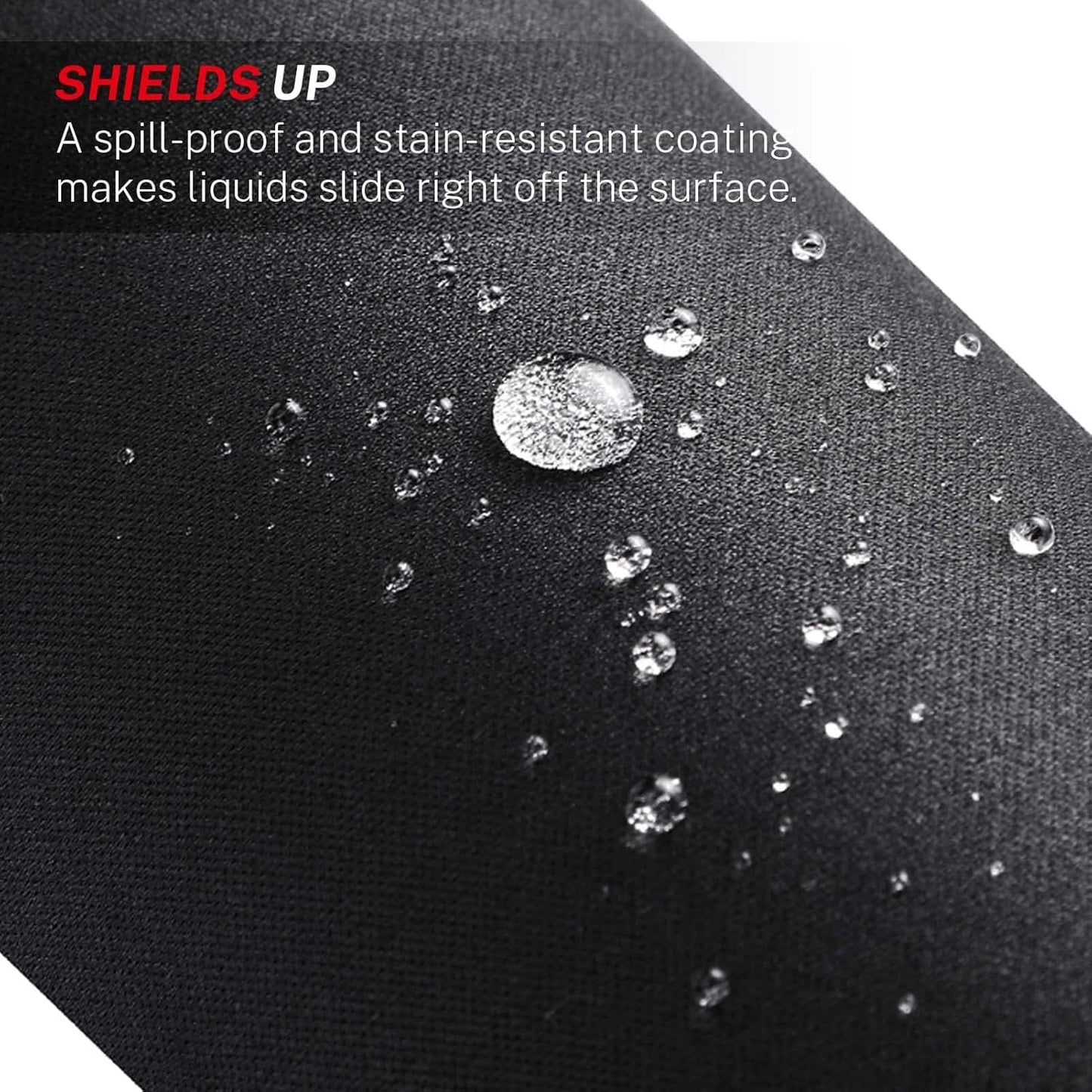 Comfortable Non-Slip Black Mouse Pad 21x26cm for Home Office Desk Accessory NEW